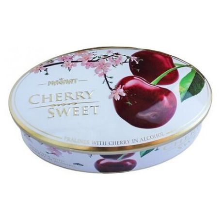 Набор конфет Magnat Сладкая вишня, 147 г белый/красный