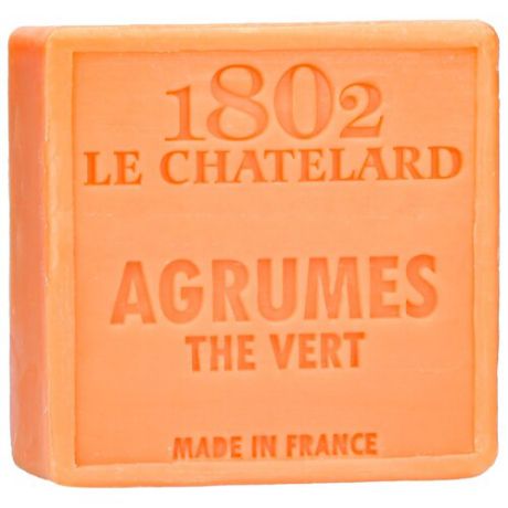 Мыло кусковое Le Chatelard 1802 Цитрусы и зелёный чай, 100 г
