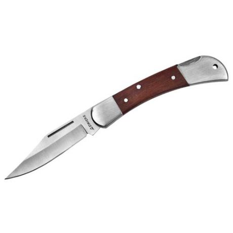 Нож складной STAYER 47620-1_z01 коричневый/серебристый