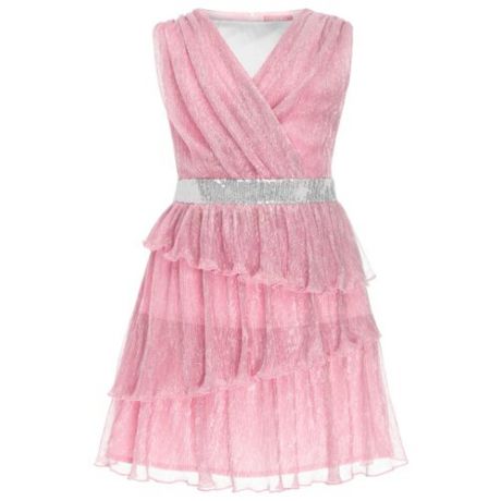 Платье Смена размер 146/72, розовый