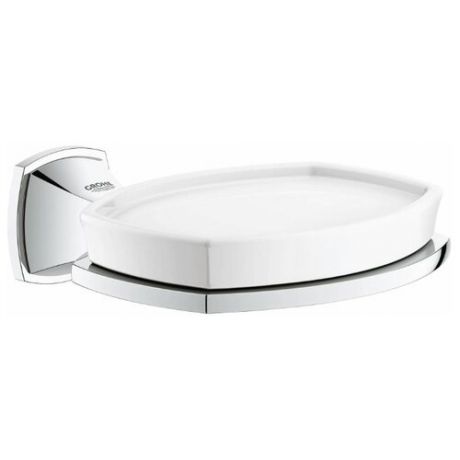 Мыльница Grohe Grandera 40628000 хром/белый