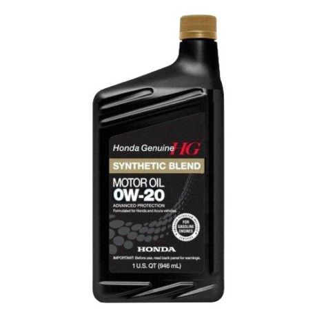 Моторное масло Honda Synthetic Blend 0W20 SN 0.946 л