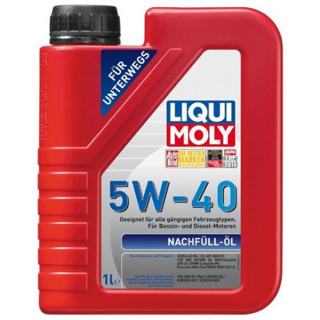 Моторное масло LIQUI MOLY Nachfull Oil 5W-40 1 л