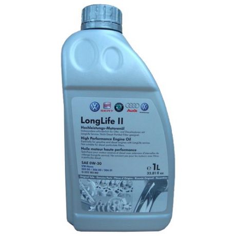 Моторное масло VOLKSWAGEN LongLife II 0W-30 1 л