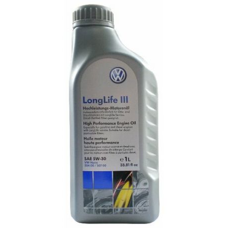 Моторное масло VOLKSWAGEN LongLife III 5W-30 1 л