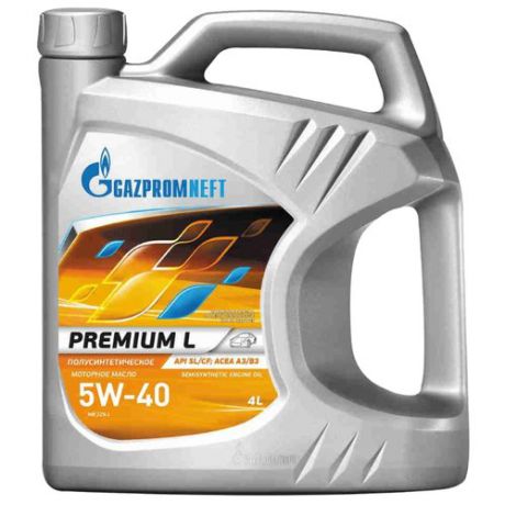 Моторное масло Газпромнефть Premium L 5W-40 4 л