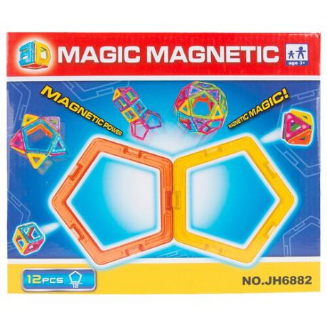 Магнитный конструктор Наша игрушка Magic Magnetic JH6882