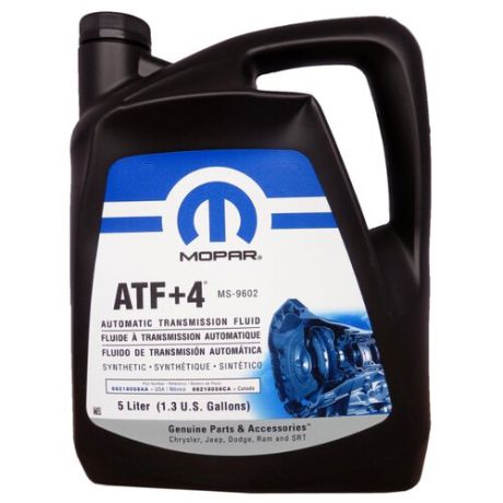 Трансмиссионное масло Mopar ATF+4 5 л