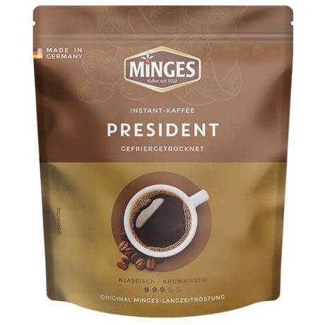 Кофе растворимый MINGES PRESIDENT пакет, 200 г