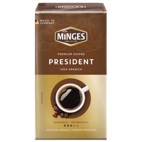 Кофе молотый Minges President, 500 г