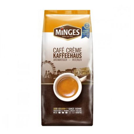 Кофе в зернах Minges Cafe Creme Kaffehaus, арабика, 1 кг