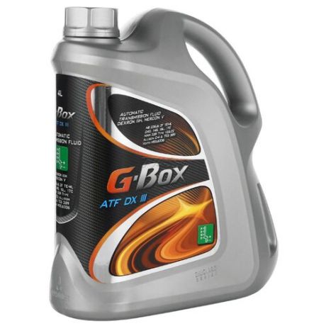 Трансмиссионное масло G-Energy G-BOX ATF DX III 4 л