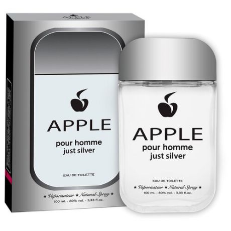 Туалетная вода Apple Parfums Apple pour Homme Just Silver, 100 мл