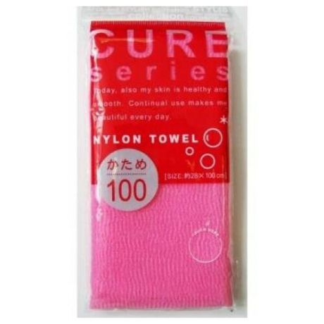 Мочалка OH:E Cure series жесткая (100 см) розовая