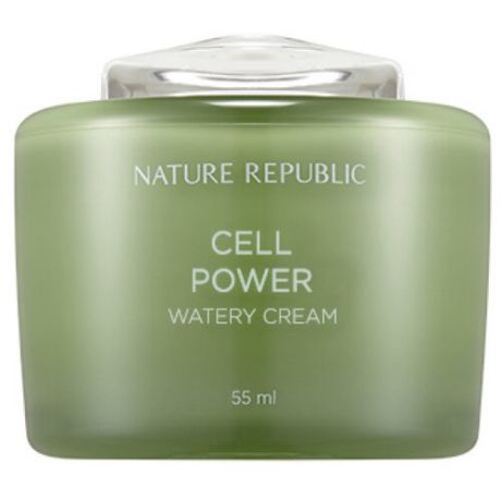 NATURE REPUBLIC Cell Power Watery Cream Дневной увлажняющий крем для лица со стволовыми клетками, 55 мл