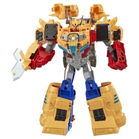 Трансформер Hasbro Transformers Оптимус Прайм. Сила ковчега (Кибервселенная) E4218 синий/красный/желтый