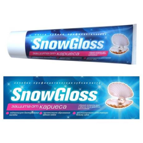 Зубная паста SnowGloss Защита от кариеса, 100 мл
