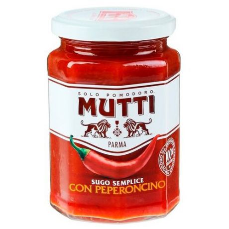 Соус Mutti Sugo semplice con peperoncino, 280 г