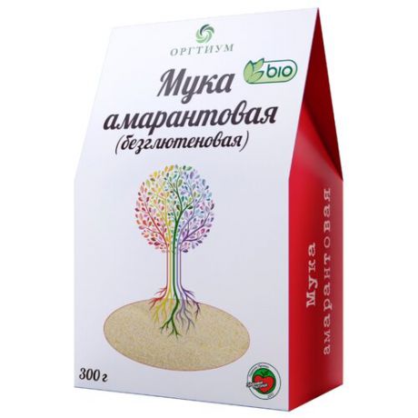 Мука Оргтиум экологическая амарантовая, 0.3 кг