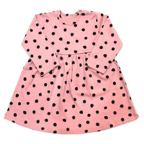 Платье Веселый Малыш размер 110, темно-розовый