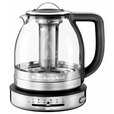 Чайник KitchenAid 5KEK1322ESS, серебристый/черный