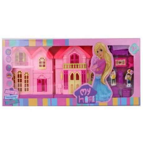 Zhorya кукольный домик ZY543490, розовый