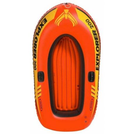 Надувная лодка Intex Explorer-200 Set (58330) оранжевый