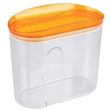 Phibo Ёмкость для сыпучих продуктов Master safe (1 л) оранжевый/прозрачный