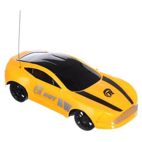 Легковой автомобиль ИГРОЛЕНД Hot R (293-030) 24.5 см желтый/черный