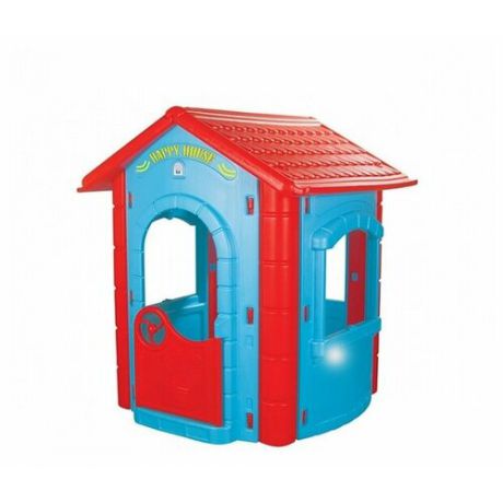 Домик pilsan Happy House 06-098 голубой/красный