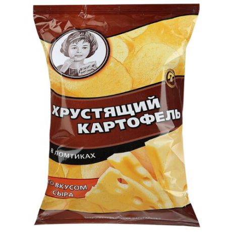 Чипсы ХРУСТЯЩИЙ КАРТОФЕЛЬ картофельные Со вкусом сыра, 160 г