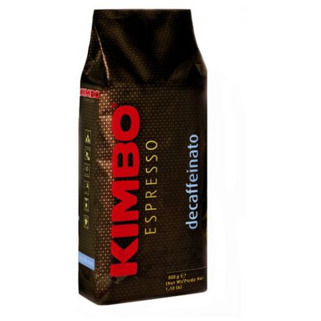 Кофе в зернах Kimbo Decaffeinato, арабика, 500 г