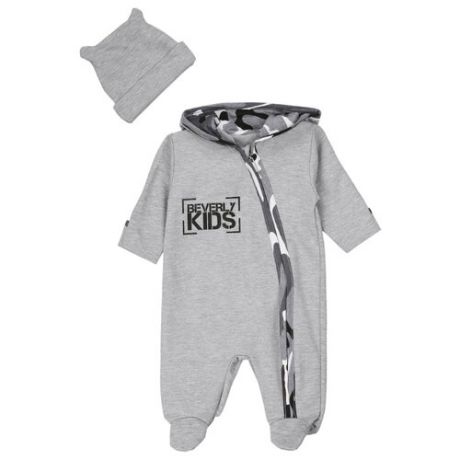 Комплект одежды BEVERLY KIDS размер 56, серый