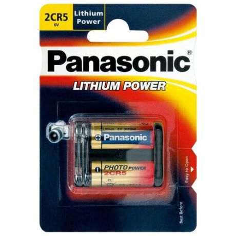 Батарейка Panasonic Lithium Power 2CR5 1 шт блистер