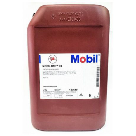 Гидравлическое масло MOBIL DTE 24 20 л 17.5 кг