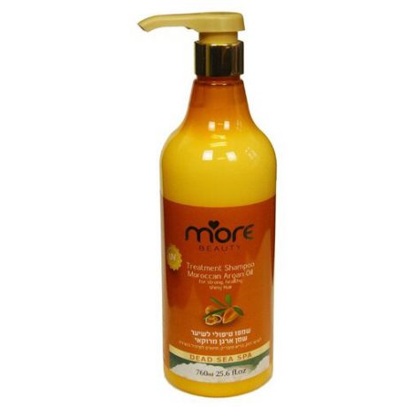 More Beauty шампунь с маслом арганы Treatment Shampoo Moroccan Argan Oil 760 мл с дозатором