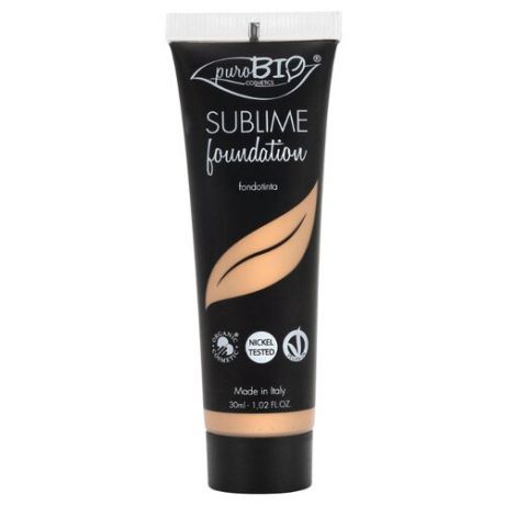 PuroBIO Тональный крем Sublime Foundation Fondotinta, 30 мл, оттенок: 02