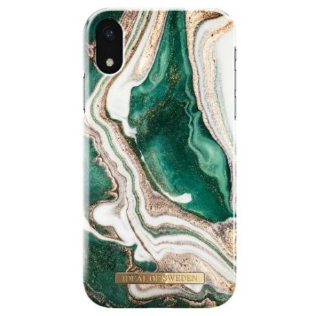 Чехол iDeal of Sweden для iPhone XR golden jade marble