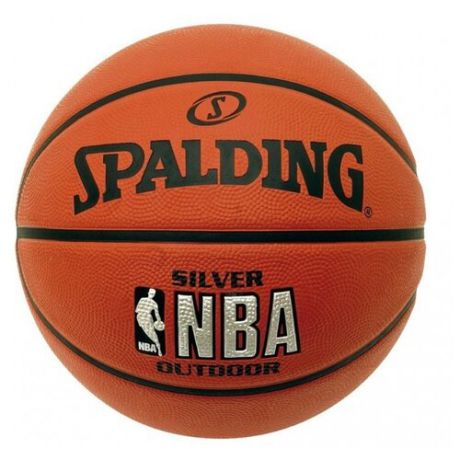Баскетбольный мяч Spalding NBA Silver, р. 5 оранжевый