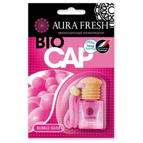 AURA FRESH Ароматизатор для автомобиля Bio Cap Bubble Gum 6 мл