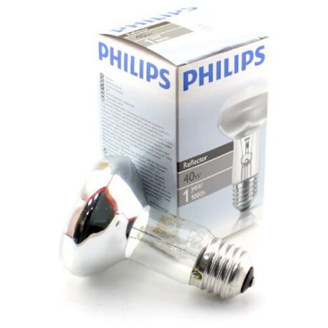 Лампа накаливания Philips E27, NR63, 40Вт