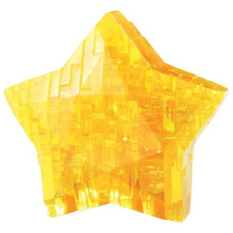 3D-пазл Crystal Puzzle Желтая звезда (90008), 38 дет.