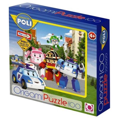 Пазл Origami Robocar Poli Эмбер, Рой и Поли (05899), 100 дет.