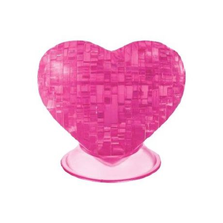 3D-пазл Crystal Puzzle Сердце розовое (90002), 46 дет.
