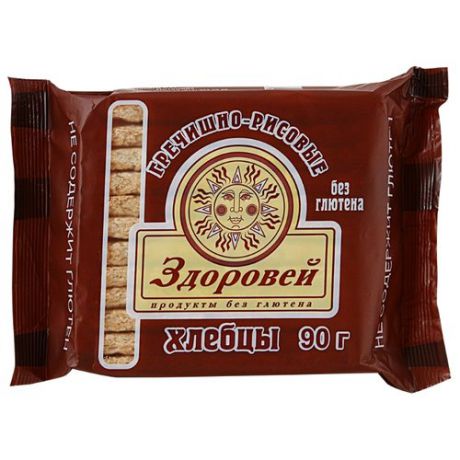 Хлебцы гречишно-рисовые Здоровей 90 г