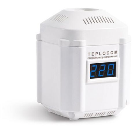 Стабилизатор напряжения однофазный БАСТИОН Teplocom ST-222/500-И белый