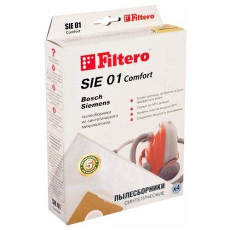 Filtero Мешки-пылесборники SIE 01 Comfort 4 шт.