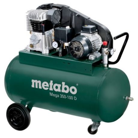 Компрессор масляный Metabo Mega 350-100 D, 90 л, 2.2 кВт