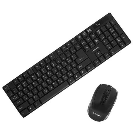 Клавиатура и мышь CROWN MICRO CMMK-954W Black USB
