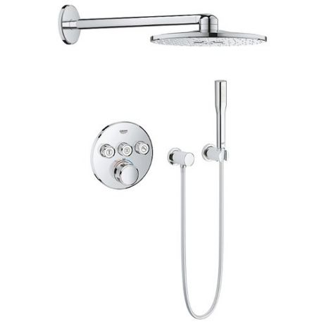 Душевой набор (гарнитур) встраиваемый Grohe Rainshower SmartActive 34705000 хром